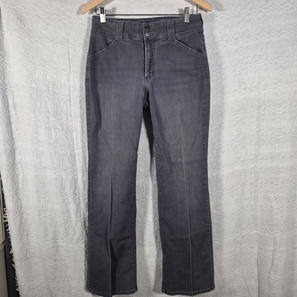 NYDJ Not Your Daughter's Jeans Size 8 Gray Bootcut Stretch Denim Made in USA